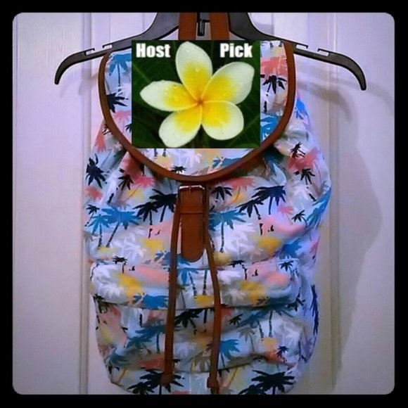 Candies Handbags - Candies Brand Hawaiian Palm Trees Backpack.
